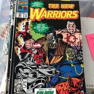 Marvel The New Warriors Comic Book #21 - Black, Red, Yellow, Blue